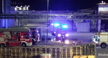 Pożar w fabryce Ikea Industry w Resku [ZDJĘCIA, FILM]