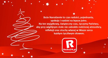 Wesołych Świąt Bożego Narodzenia życzy Redakcja Resko24.pl