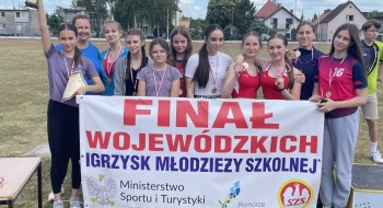 Uczennice ZS Resko Złotymi Medalistkami Finału Wojewódzkiego w Szkolnej Lidze Lekkoatletycznej  - Stargard 2023