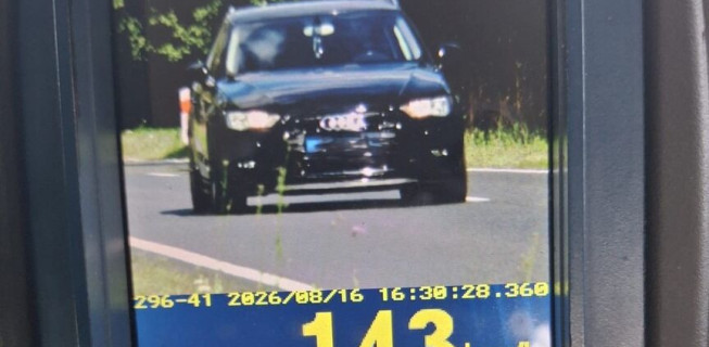 Czterech kierowców straciło prawa jazdy na DK20. Pędzili o ponad 50 km/h za szybko